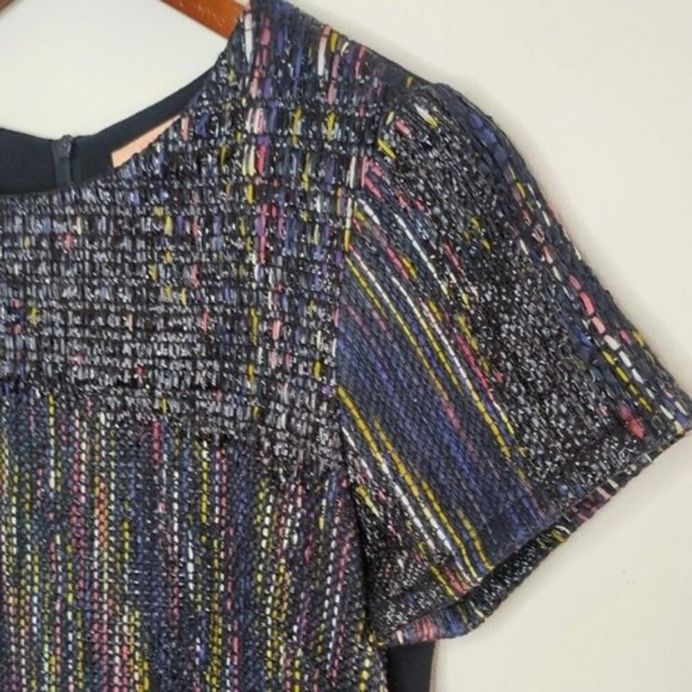 Vilagallo Tea Farrow Fringe Jacquard Dress 42 - Picture 4 of 13